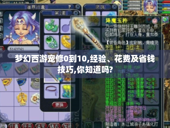 梦幻西游宠修0到10,经验、花费及省钱技巧,你知道吗? 梦幻西游宠修0到10,经验、花费及省钱技巧,你知道吗?