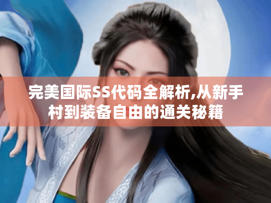 完美国际SS代码全解析,从新手村到装备自由的通关秘籍 完美国际SS代码全解析,从新手村到装备自由的通关秘籍