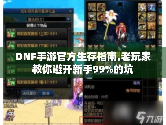 DNF手游官方生存指南,老玩家教你避开新手99%的坑 DNF手游官方生存指南,老玩家教你避开新手99%的坑