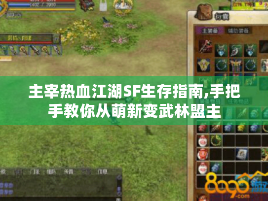 主宰热血江湖SF生存指南,手把手教你从萌新变武林盟主 主宰热血江湖SF生存指南,手把手教你从萌新变武林盟主