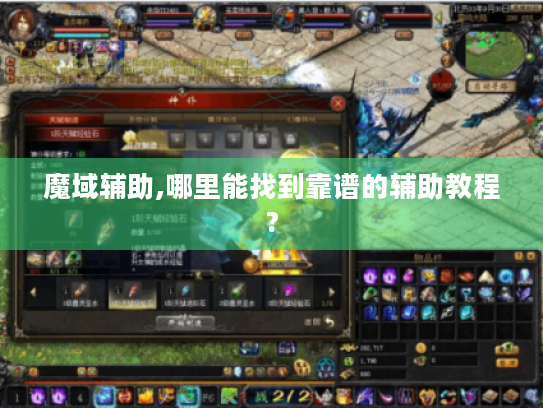 魔域辅助,哪里能找到靠谱的辅助教程? 魔域辅助,哪里能找到靠谱的辅助教程?