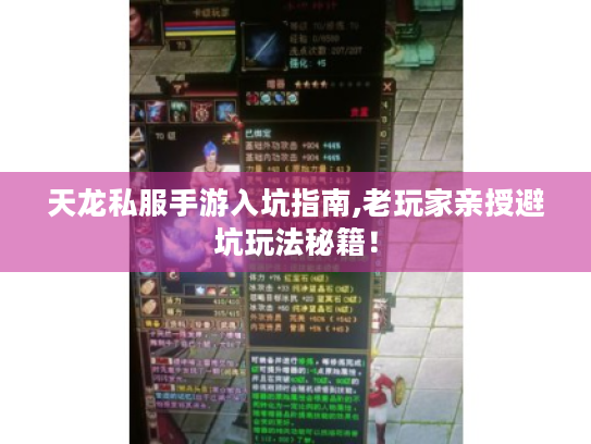 天龙私服手游入坑指南,老玩家亲授避坑玩法秘籍! 天龙私服手游入坑指南,老玩家亲授避坑玩法秘籍!