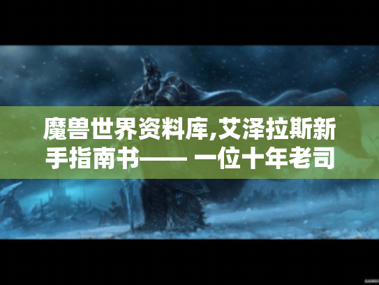 魔兽世界资料库,艾泽拉斯新手指南书—— 一位十年老司机的保姆级教学