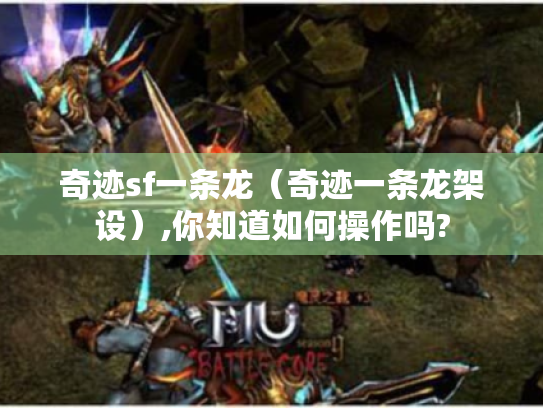 奇迹sf一条龙(奇迹一条龙架设),你知道如何操作吗? 奇迹sf一条龙(奇迹一条龙架设),你知道如何操作吗?