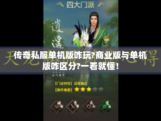 传奇私服单机版咋玩?商业版与单机版咋区分?一看就懂! 传奇私服单机版咋玩?商业版与单机版咋区分?一看就懂!