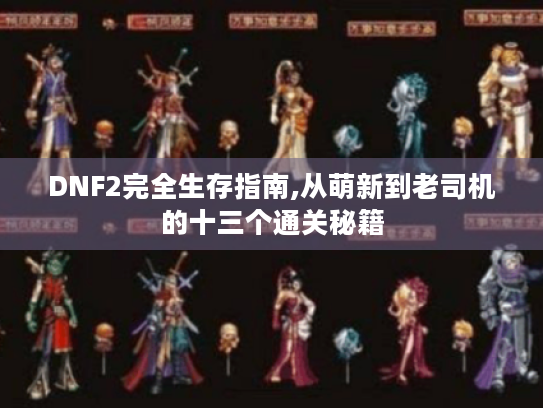 DNF2完全生存指南,从萌新到老司机的十三个通关秘籍 DNF2完全生存指南,从萌新到老司机的十三个通关秘籍