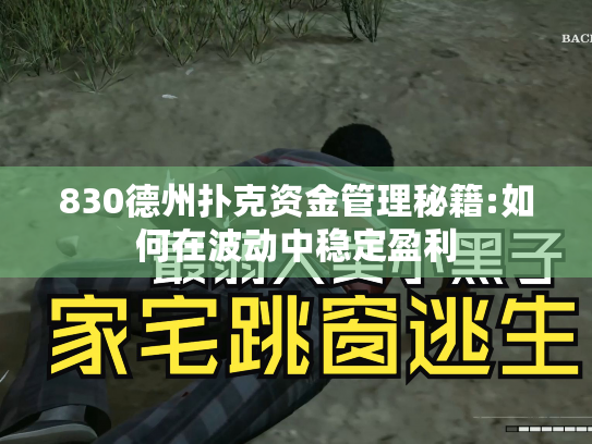 830德州扑克资金管理秘籍:如何在波动中稳定盈利 830德州扑克资金管理秘籍:如何在波动中稳定盈利