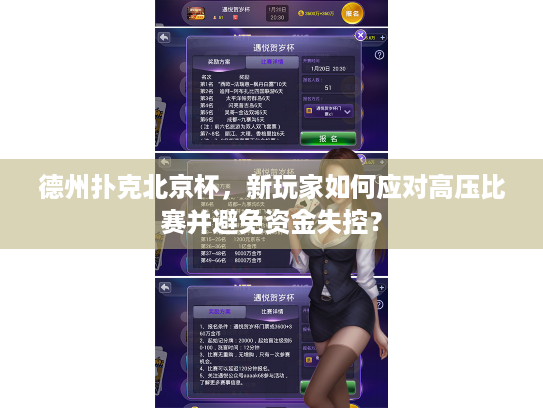 德州扑克北京杯,新玩家如何应对高压比赛并避免资金失控? 德州扑克北京杯,新玩家如何应对高压比赛并避免资金失控?