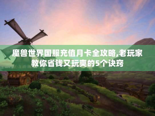 魔兽世界国服充值月卡全攻略,老玩家教你省钱又玩爽的5个诀窍 魔兽世界国服充值月卡全攻略,老玩家教你省钱又玩爽的5个诀窍