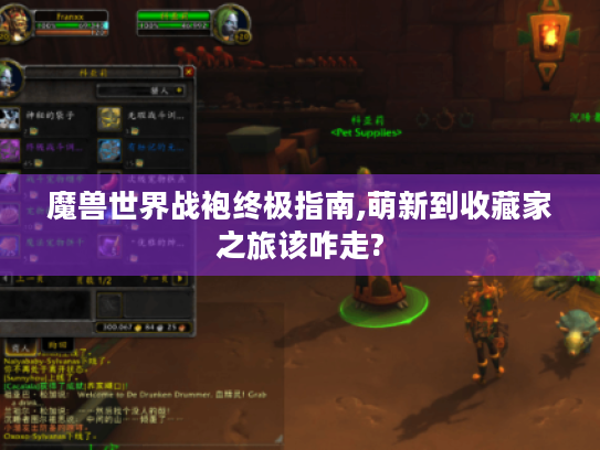 魔兽世界战袍终极指南,萌新到收藏家之旅该咋走? 魔兽世界战袍终极指南,萌新到收藏家之旅该咋走?