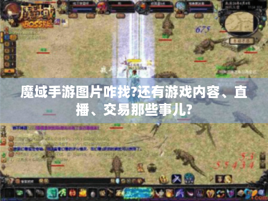 魔域手游图片咋找?还有游戏内容、直播、交易那些事儿? 魔域手游图片咋找?还有游戏内容、直播、交易那些事儿?