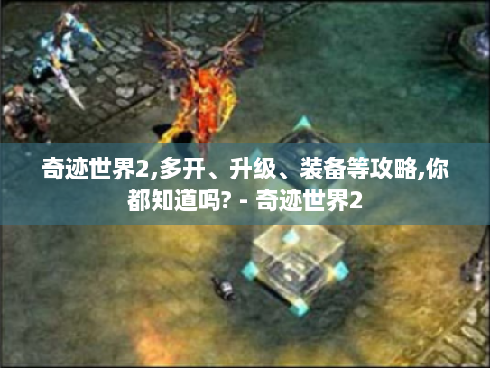奇迹世界2,多开、升级、装备等攻略,你都知道吗? - 奇迹世界2 奇迹世界2,多开、升级、装备等攻略,你都知道吗? - 奇迹世界2