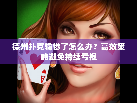 德州扑克输惨了怎么办?高效策略避免持续亏损 德州扑克输惨了怎么办?高效策略避免持续亏损