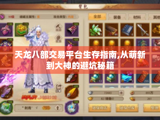 天龙八部交易平台生存指南,从萌新到大神的避坑秘籍 天龙八部交易平台生存指南,从萌新到大神的避坑秘籍