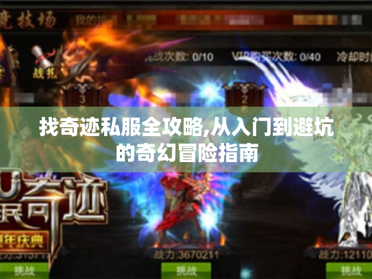 找奇迹私服全攻略,从入门到避坑的奇幻冒险指南