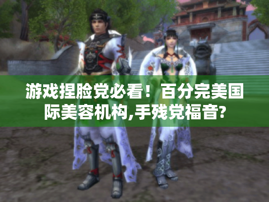 游戏捏脸党必看!百分完美国际美容机构,手残党福音? 游戏捏脸党必看!百分完美国际美容机构,手残党福音?