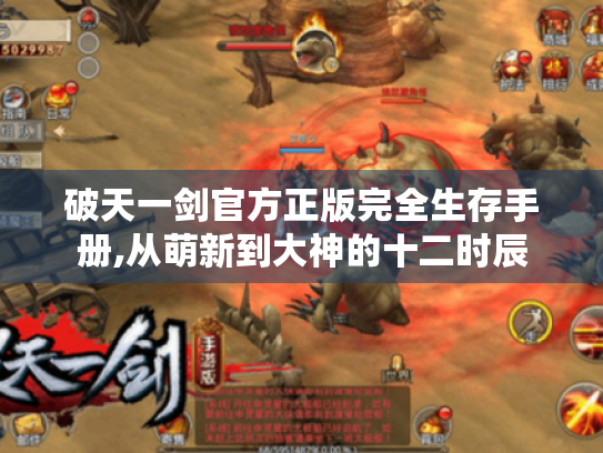 破天一剑官方正版完全生存手册,从萌新到大神的十二时辰 破天一剑官方正版完全生存手册,从萌新到大神的十二时辰