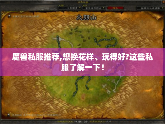 魔兽私服推荐,想换花样、玩得好?这些私服了解一下！