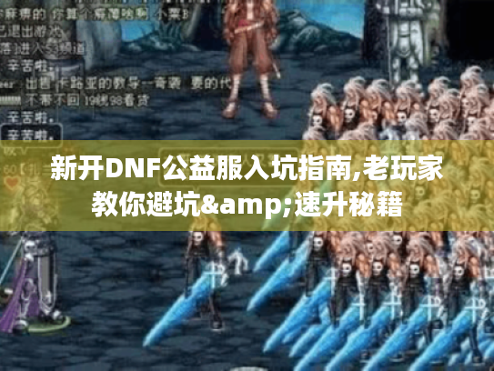 新开DNF公益服入坑指南,老玩家教你避坑&速升秘籍