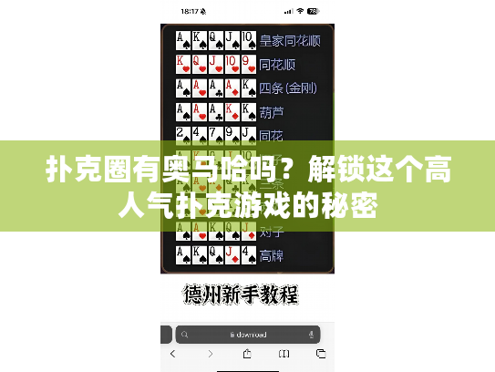 扑克圈有奥马哈吗?解锁这个高人气扑克游戏的秘密 扑克圈有奥马哈吗?解锁这个高人气扑克游戏的秘密