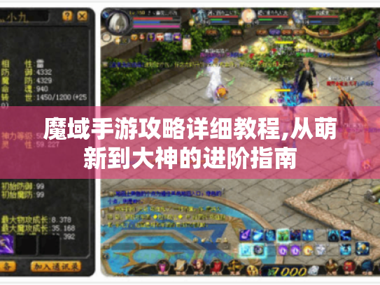 魔域手游攻略详细教程,从萌新到大神的进阶指南 魔域手游攻略详细教程,从萌新到大神的进阶指南