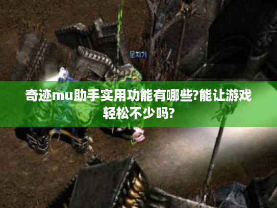 奇迹mu助手实用功能有哪些?能让游戏轻松不少吗?