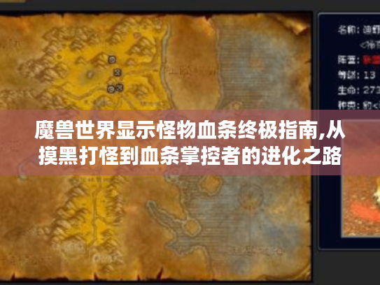 魔兽世界显示怪物血条终极指南,从摸黑打怪到血条掌控者的进化之路 魔兽世界显示怪物血条终极指南,从摸黑打怪到血条掌控者的进化之路
