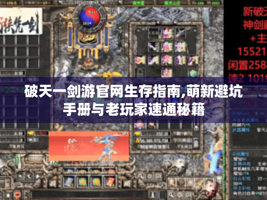 破天一剑游官网生存指南,萌新避坑手册与老玩家速通秘籍