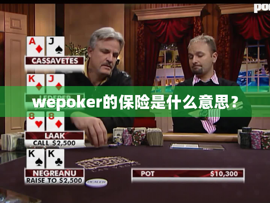 wepoker的保险是什么意思？