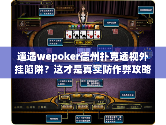 遭遇wepoker德州扑克透视外挂陷阱？这才是真实防作弊攻略