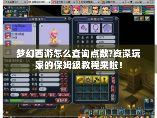 梦幻西游怎么查询点数?资深玩家的保姆级教程来啦! 梦幻西游怎么查询点数?资深玩家的保姆级教程来啦!