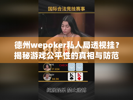 德州wepoker私人局透视挂？揭秘游戏公平性的真相与防范指南