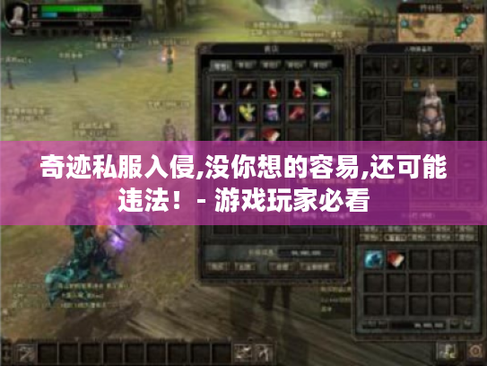 奇迹私服入侵,没你想的容易,还可能违法!- 游戏玩家必看 奇迹私服入侵,没你想的容易,还可能违法!- 游戏玩家必看