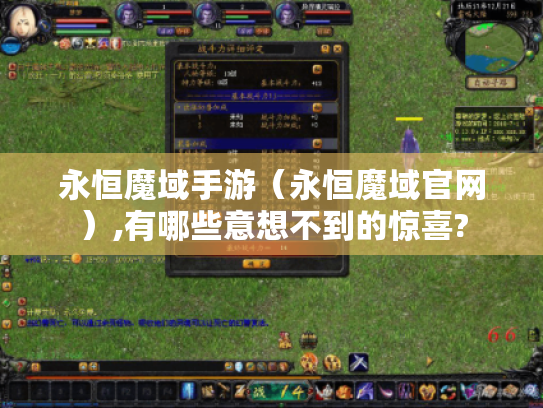 永恒魔域手游(永恒魔域官网),有哪些意想不到的惊喜? 永恒魔域手游(永恒魔域官网),有哪些意想不到的惊喜?