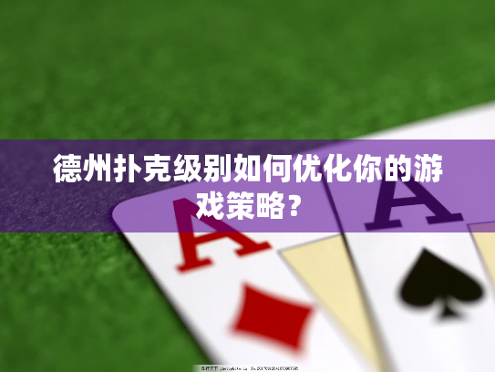 德州扑克级别如何优化你的游戏策略? 德州扑克级别如何优化你的游戏策略?