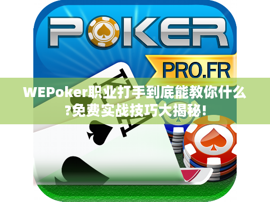 WEPoker职业打手到底能教你什么?免费实战技巧大揭秘! WEPoker职业打手到底能教你什么?免费实战技巧大揭秘!