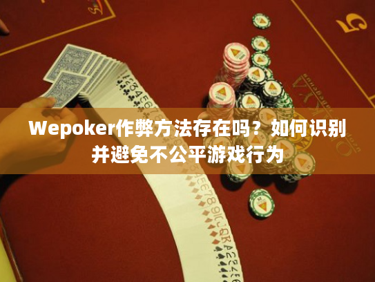 Wepoker作弊方法存在吗?如何识别并避免不公平游戏行为 Wepoker作弊方法存在吗?如何识别并避免不公平游戏行为