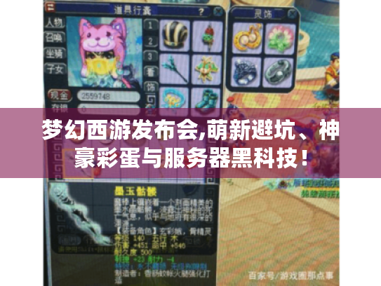 梦幻西游发布会,萌新避坑、神豪彩蛋与服务器黑科技! 梦幻西游发布会,萌新避坑、神豪彩蛋与服务器黑科技!
