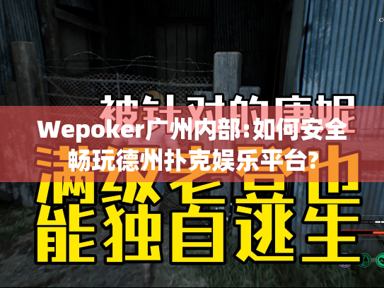 Wepoker广州内部:如何安全畅玩德州扑克娱乐平台?