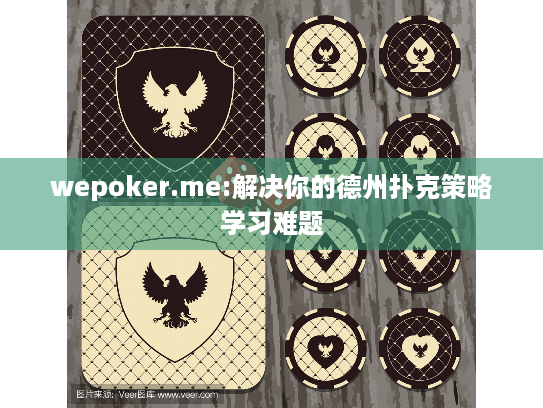 wepoker.me:解决你的德州扑克策略学习难题 wepoker.me:解决你的德州扑克策略学习难题