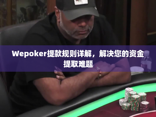 Wepoker提款规则详解,解决您的资金提取难题 Wepoker提款规则详解,解决您的资金提取难题