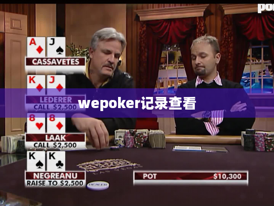 wepoker记录查看