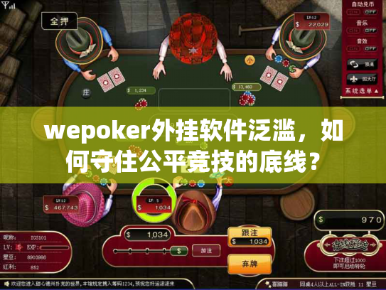 wepoker外挂软件泛滥,如何守住公平竞技的底线? wepoker外挂软件泛滥,如何守住公平竞技的底线?