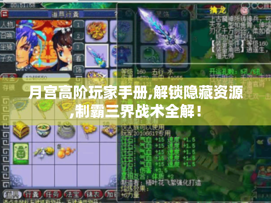 月宫高阶玩家手册,解锁隐藏资源,制霸三界战术全解! 月宫高阶玩家手册,解锁隐藏资源,制霸三界战术全解!
