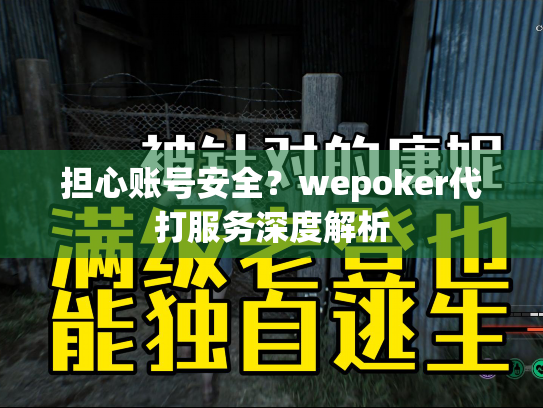 担心账号安全？wepoker代打服务深度解析