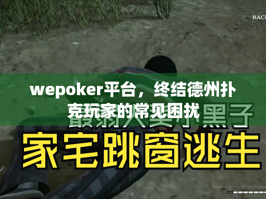 wepoker平台，终结德州扑克玩家的常见困扰
