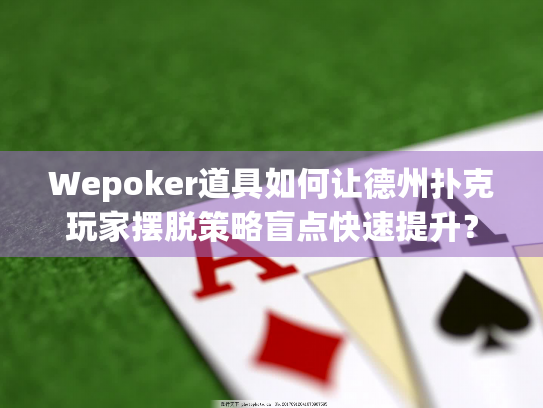 Wepoker道具如何让德州扑克玩家摆脱策略盲点快速提升? Wepoker道具如何让德州扑克玩家摆脱策略盲点快速提升?
