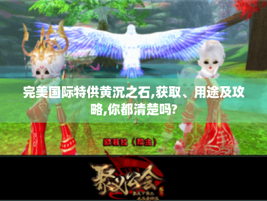 完美国际特供黄沉之石,获取、用途及攻略,你都清楚吗? 完美国际特供黄沉之石,获取、用途及攻略,你都清楚吗?