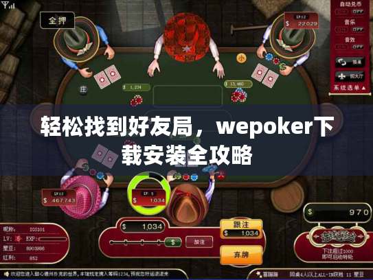 轻松找到好友局,wepoker下载安装全攻略 轻松找到好友局,wepoker下载安装全攻略