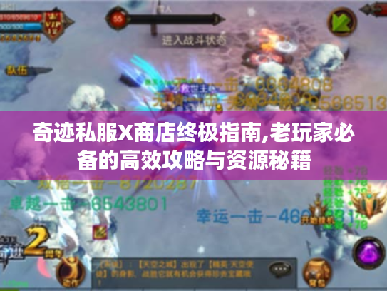 奇迹私服X商店终极指南,老玩家必备的高效攻略与资源秘籍 奇迹私服X商店终极指南,老玩家必备的高效攻略与资源秘籍
